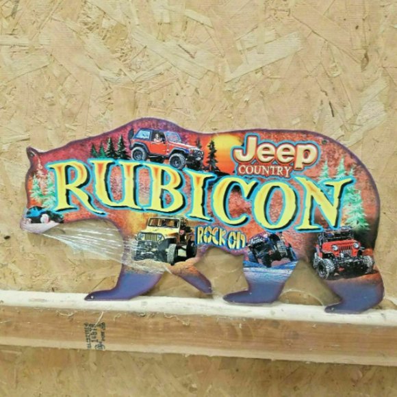 Giant 23" California BEAR CALI Rubicon 3d cutout retro guard USA Steel Plate - Picture 5 of 7